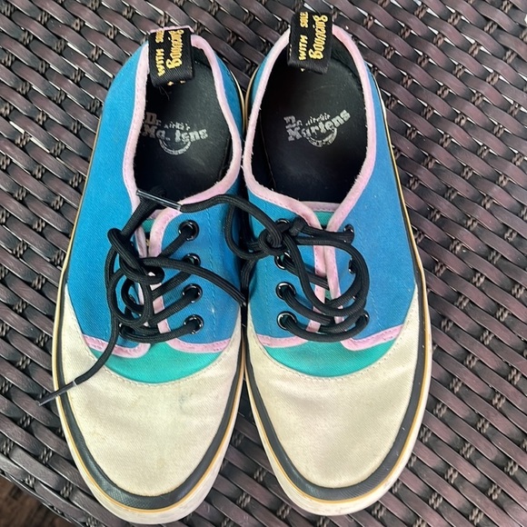 DR Martens Jacy Shoes Lowtop Canvas Womens 6 Air Wair Bouncing Soles Skater - Picture 5 of 9